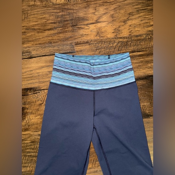 Lululemon Groove Pant III Inkwell Space Dye Twist Naval Blue Peacock - Picture 4 of 5